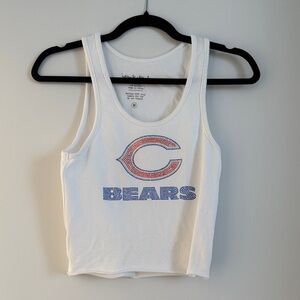 White Chicago Bears Tank Top